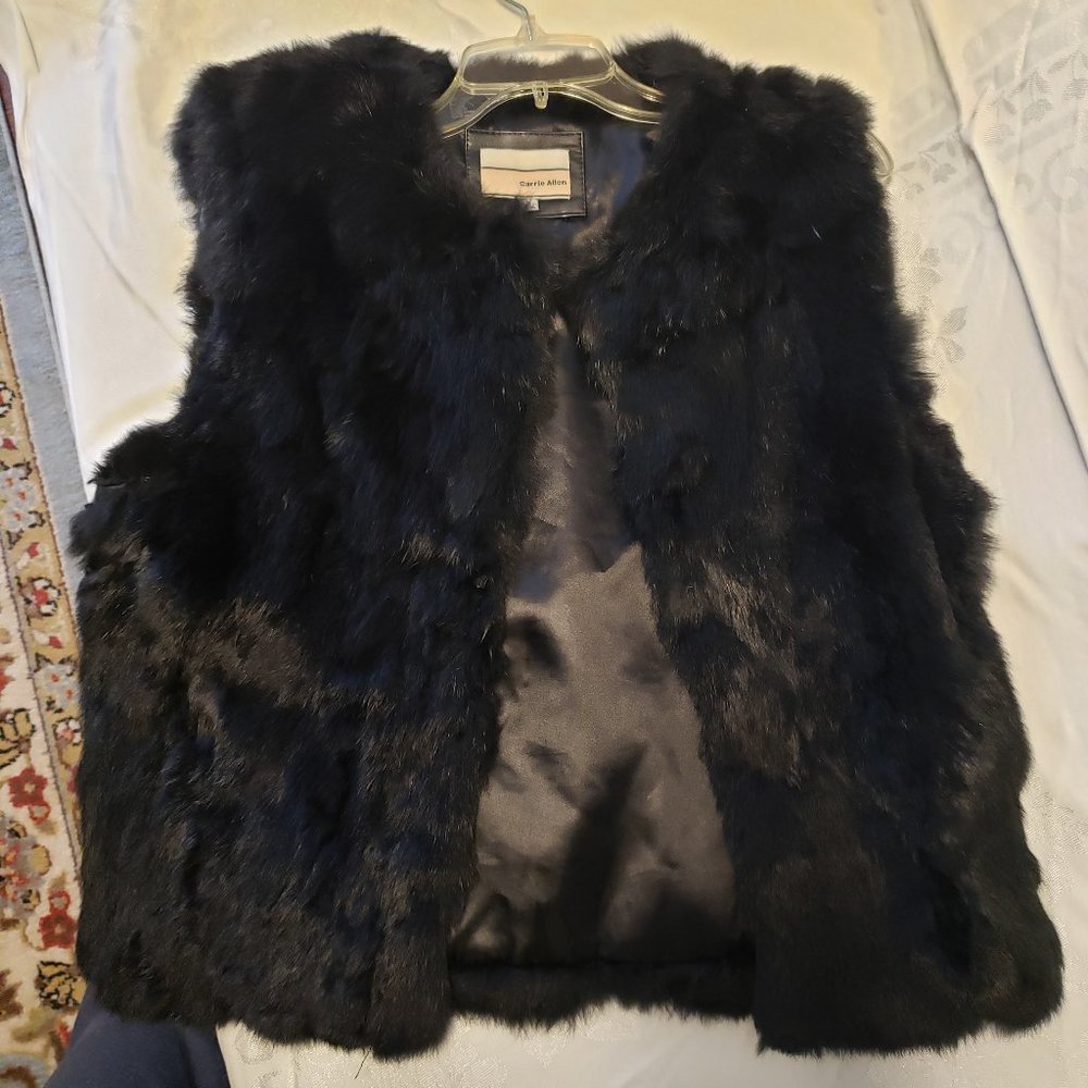 Carrie Allen 100% Rabbit Fur Vest